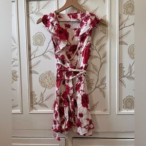 Free People Floral Wrap Dress